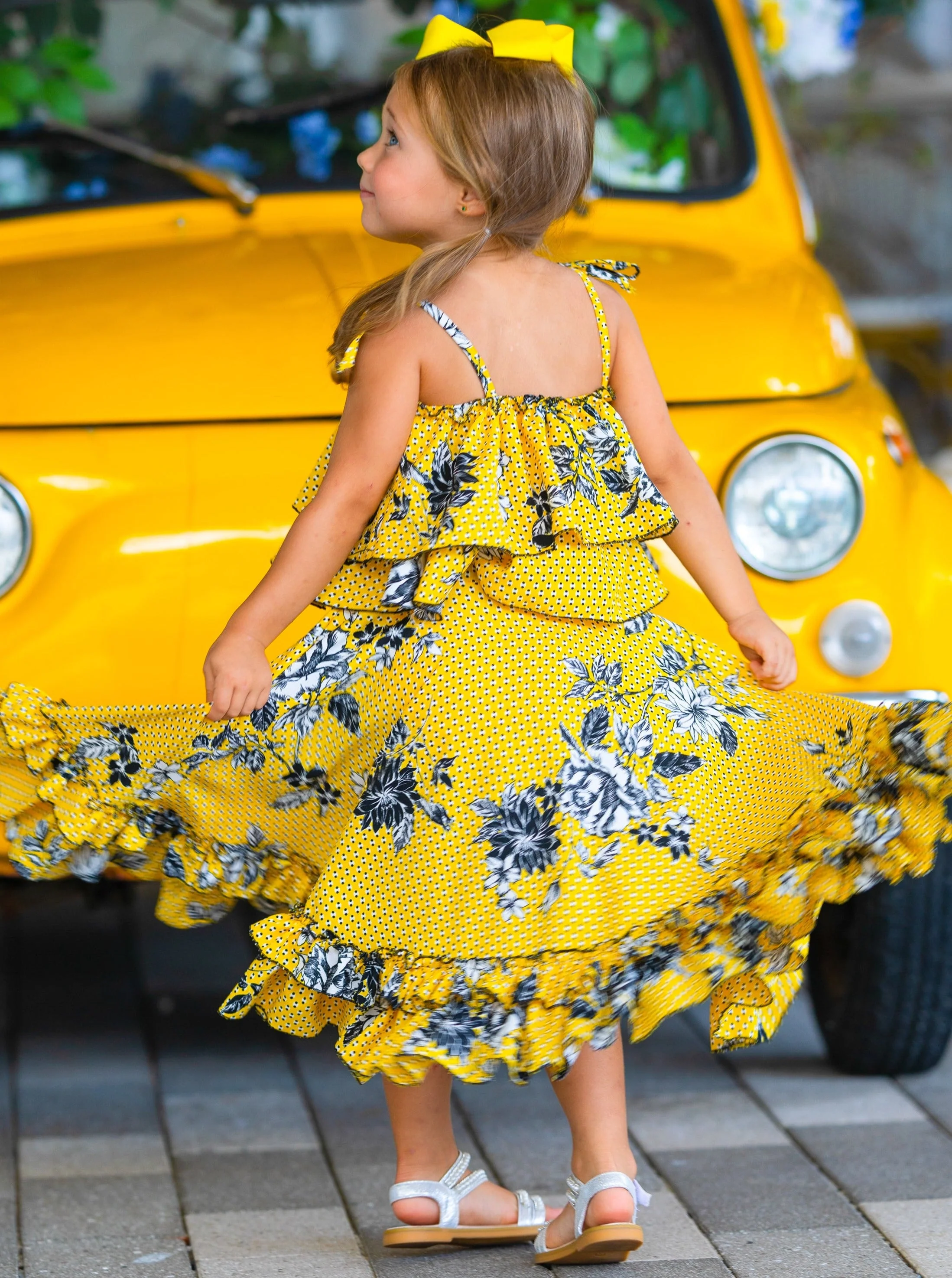 Bright Days Ruffle Maxi Skirt Set - Image 7
