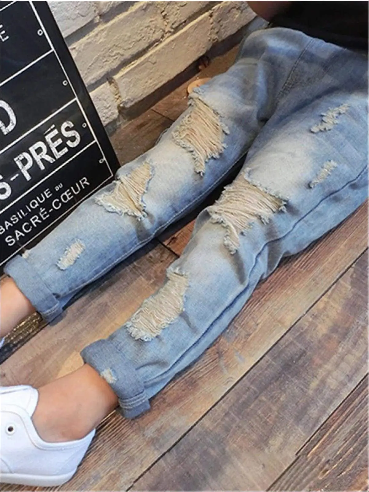 Ripped Just Right Denim Jeans - Image 6