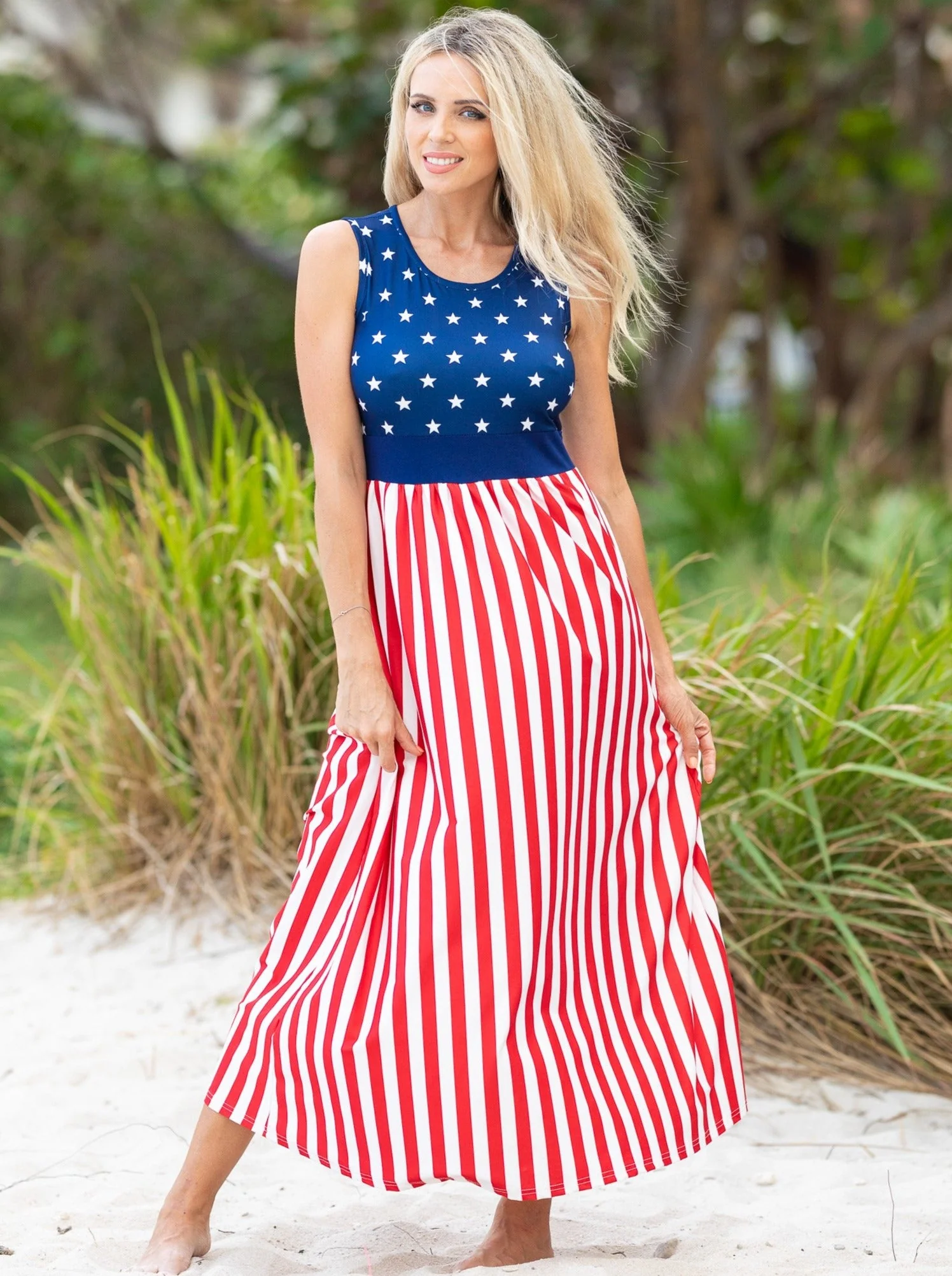 Mommy and Me Fly Like the 4th of July Sundress - Image 6